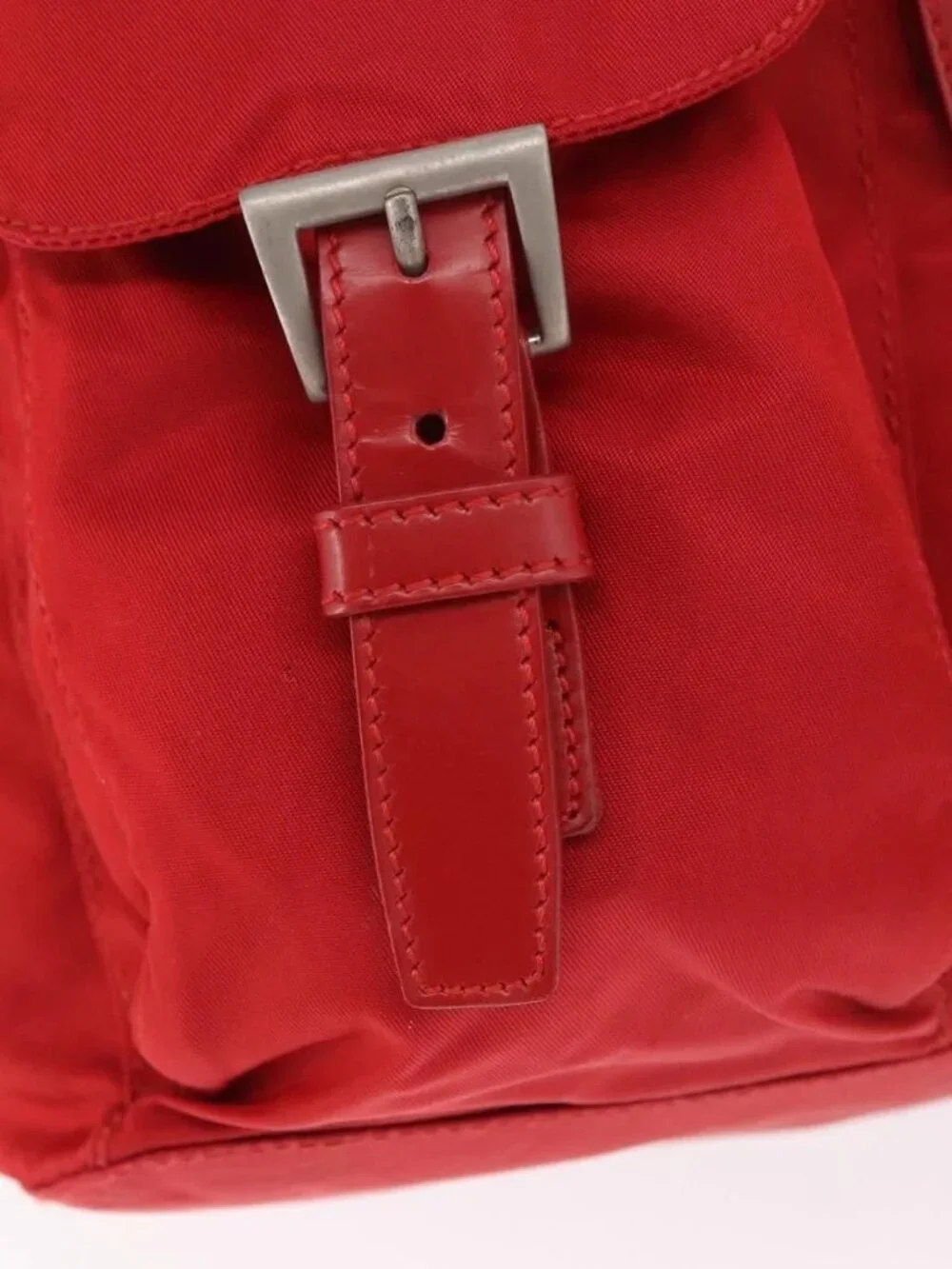 Prada brand	prada color	red
